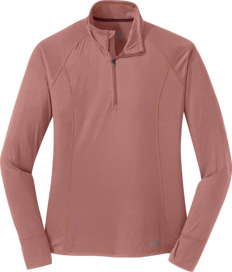 Echo Quarter Zip - Womens - Alpenglow 1