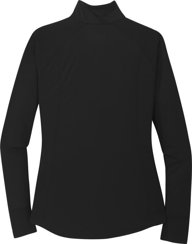 Echo Quarter Zip - Womens - Black 2