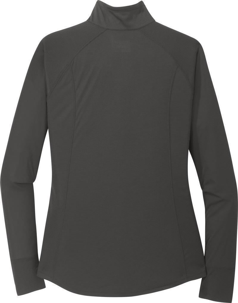 Echo Quarter Zip - Womens - Pewter 2