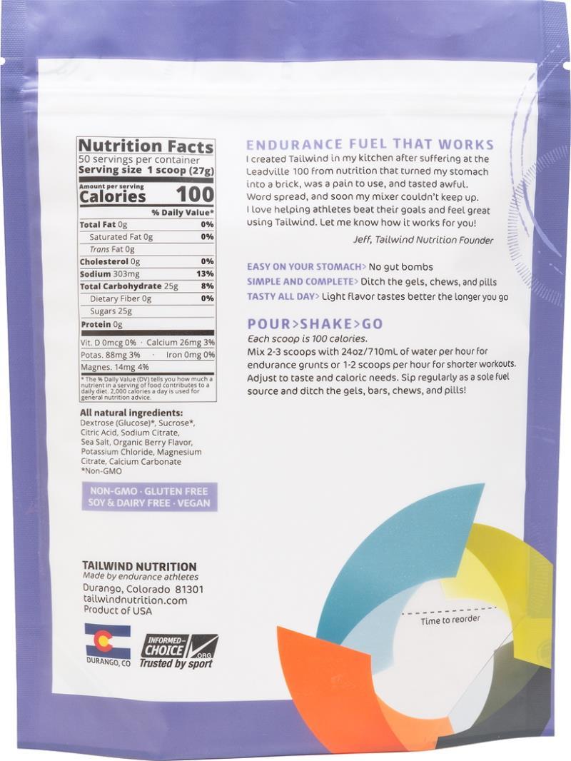 Endurance Fuel - 50 Servings - Berry 2