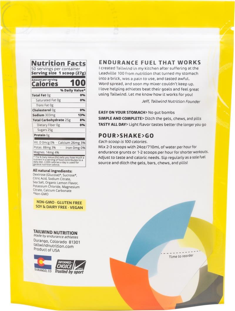 Endurance Fuel - 50 Servings - Lemon 2