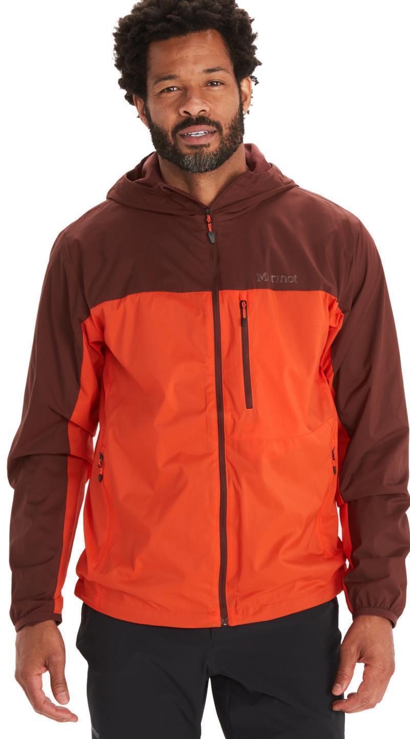 Ether DriClime Hoody - Mens - Whiskey Brown / Red Sun 1