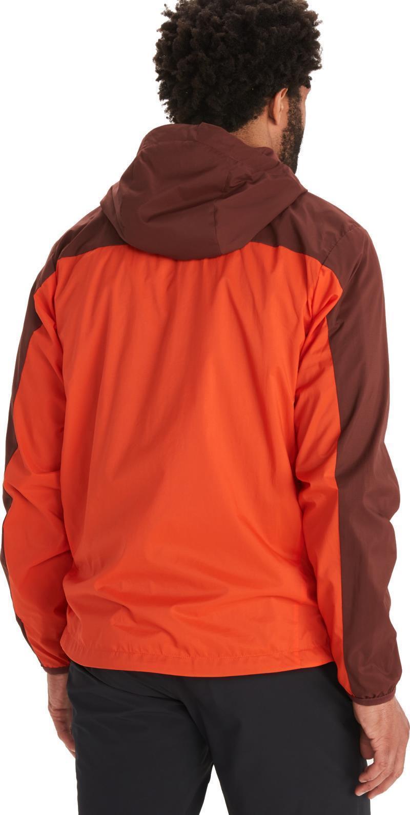 Ether DriClime Hoody - Mens - Whiskey Brown / Red Sun 3