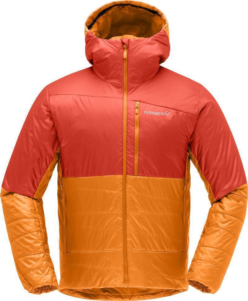 Falketind Thermo60 Hood - Mens - Arednalin / Orange Popsicle 1