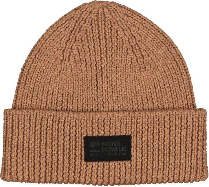 Fishermans Beanie - Toffee Marl 1