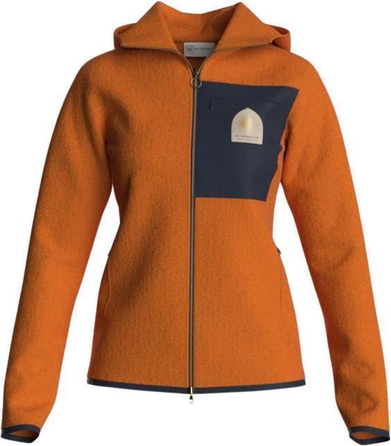 Fonna Wool Fleece Jacket - Mens - Orange 1