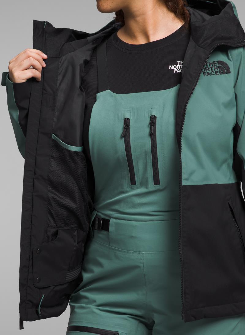 Freedom Stretch Jacket - Womens - Dark Sage / TNF Black 4