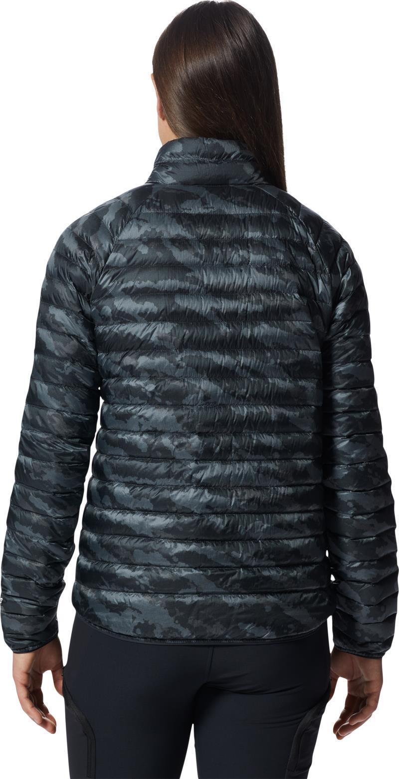 Ghost Whisperer Snap Jacket - Womens - Black Paintstrokes Print 3