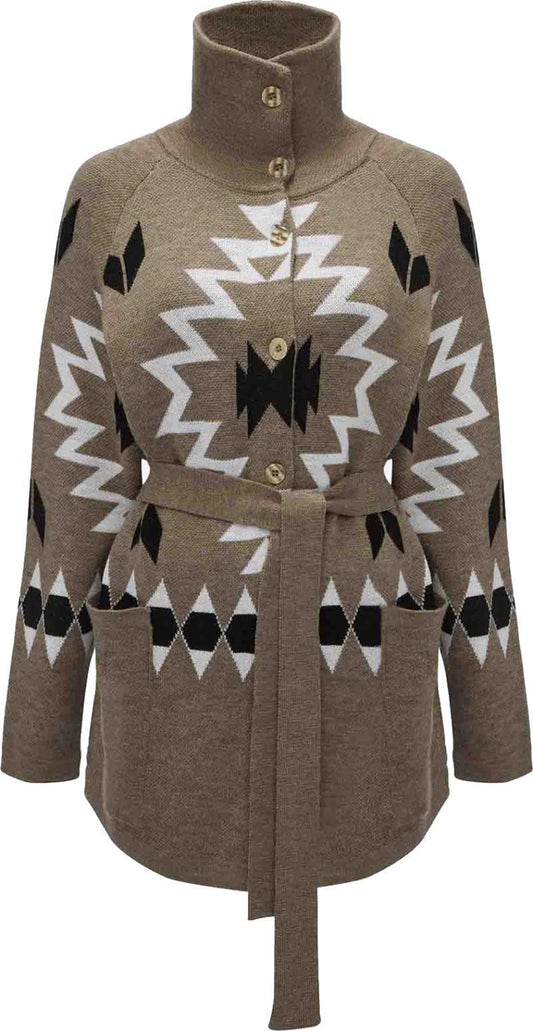 Haldi Coat - Womens - Brown 1