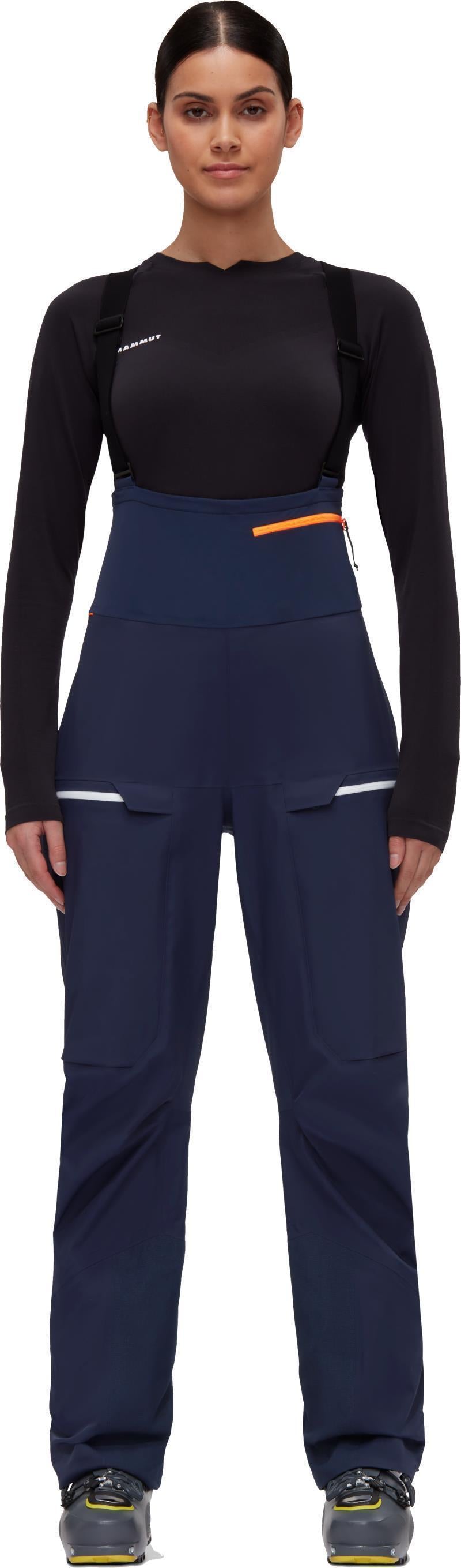 Haldigrat HS Bib Pants, Reg - Womens - Marine / White 2