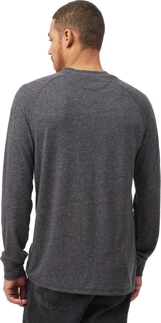 Hemp Classic Henley LS - Mens - Meteorite Black 2