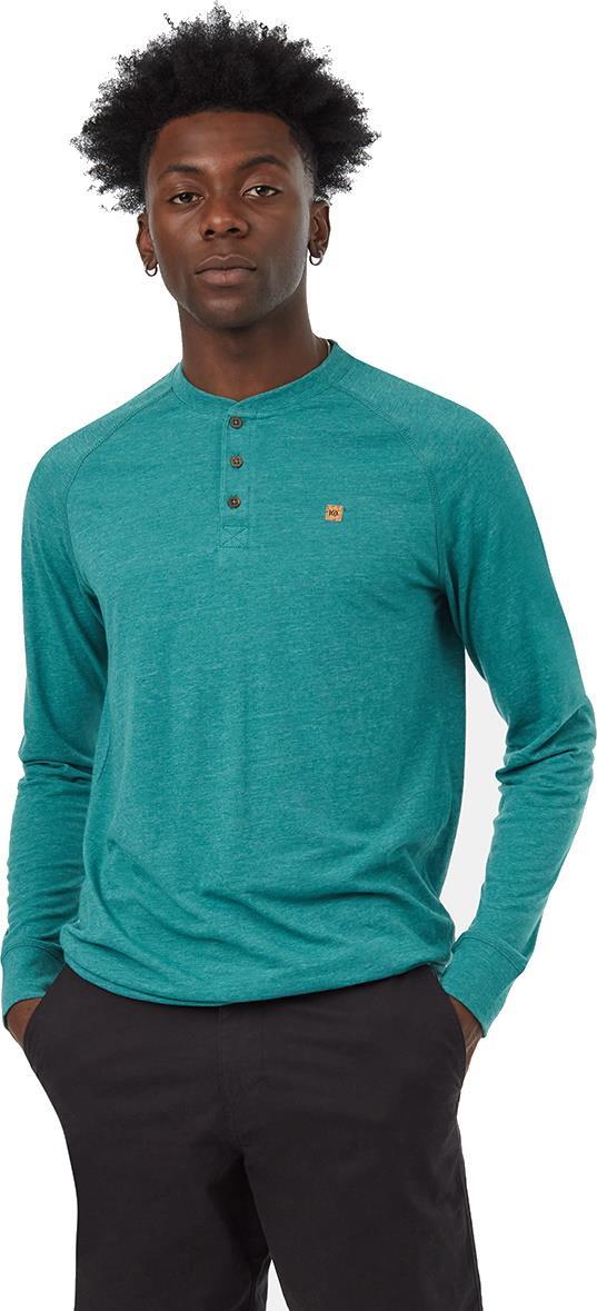 Hemp Classic Henley LS - Mens - North Sea Heather 1