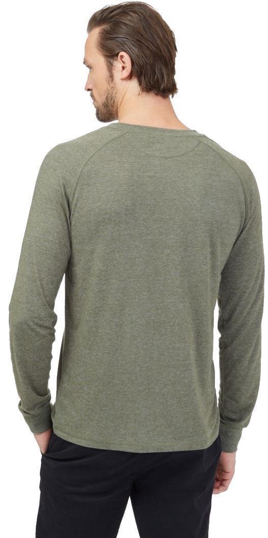 Hemp Classic Henley LS - Mens - Olive Night Green Heather 2