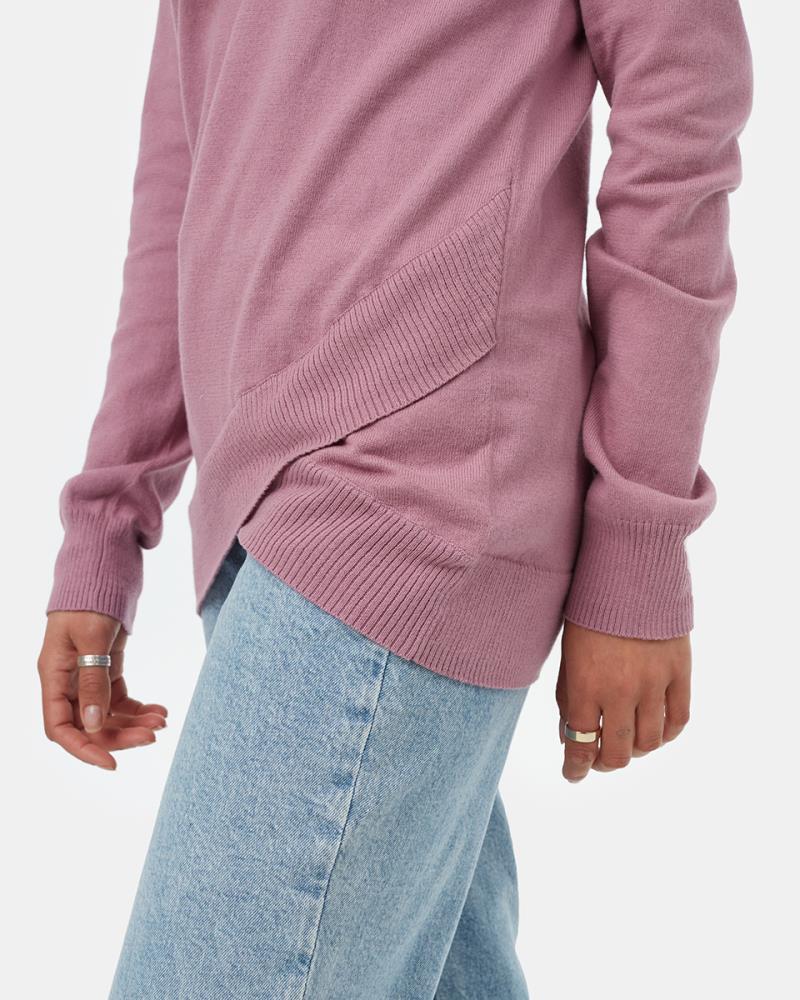 Highline Cotton Acre Sweater - Womens - Dusky Orchid 2