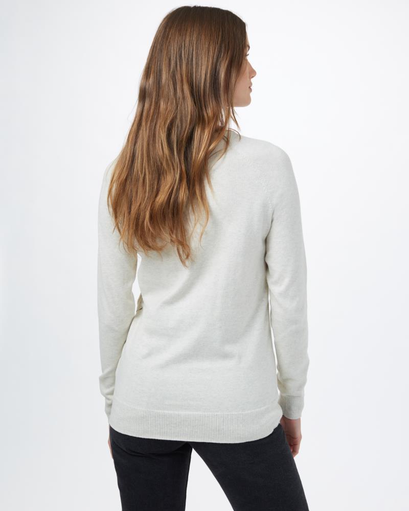 Highline Cotton Acre Sweater - Womens - Elm White Heather 2