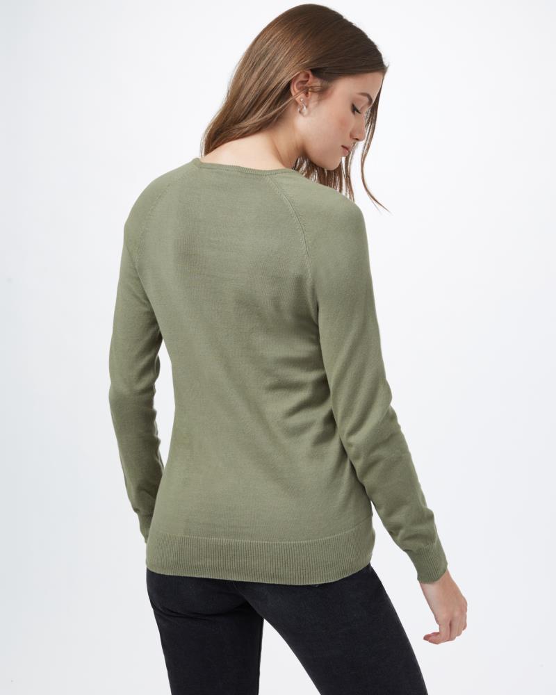 Highline Cotton Acre Sweater - Womens - Lichen Green 2