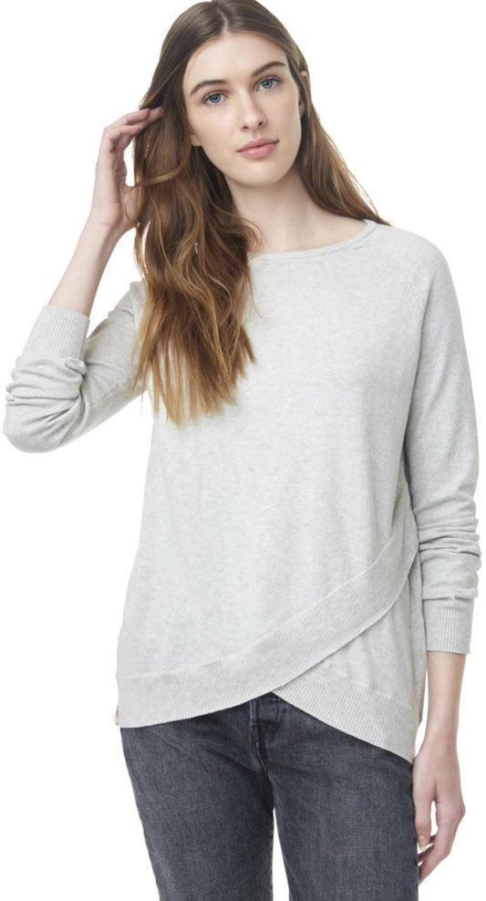 Highline Cotton Acre Sweater - Womens - Light Grey Heather 1
