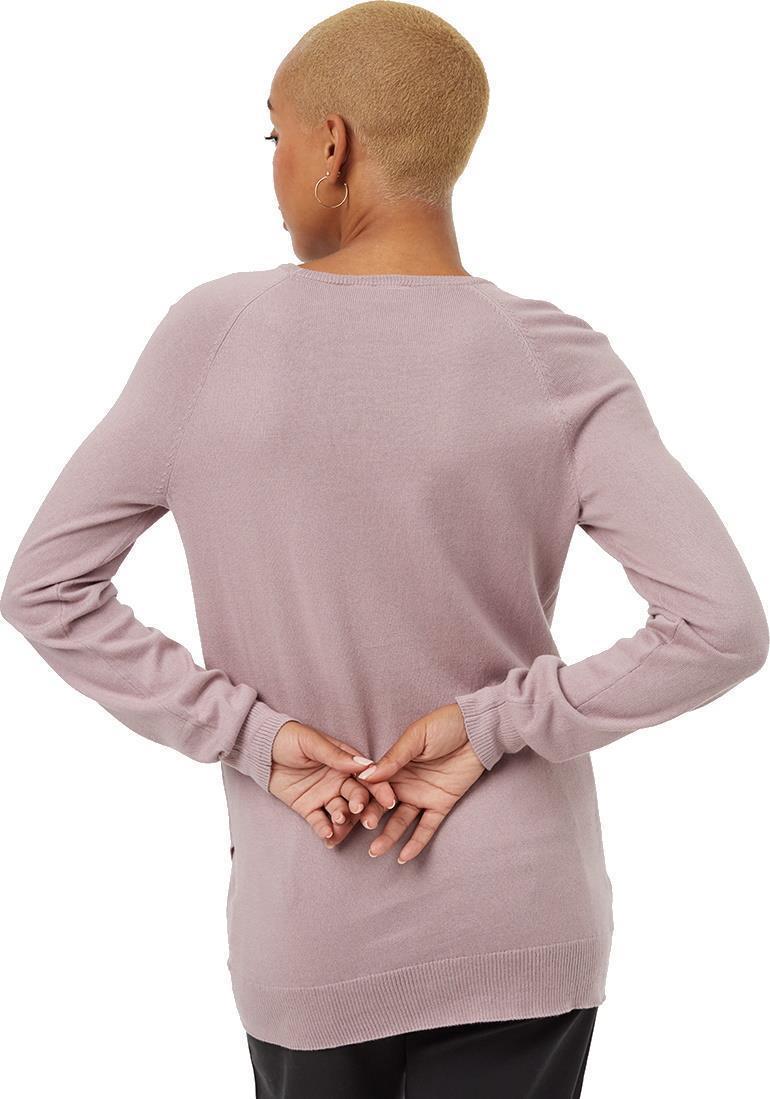 Highline Cotton Acre Sweater - Womens - Lilac Chalk 3