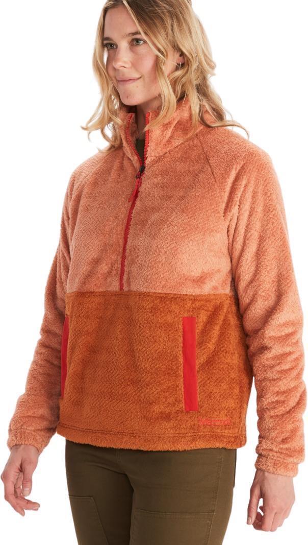 Homestead Fleece 1/2 Zip - Womens - Rose Gold / Copper 1