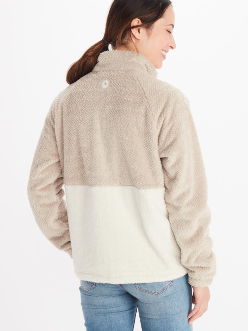 Homestead Fleece 1/2 Zip - Womens - Sandbar / Papyrus 2