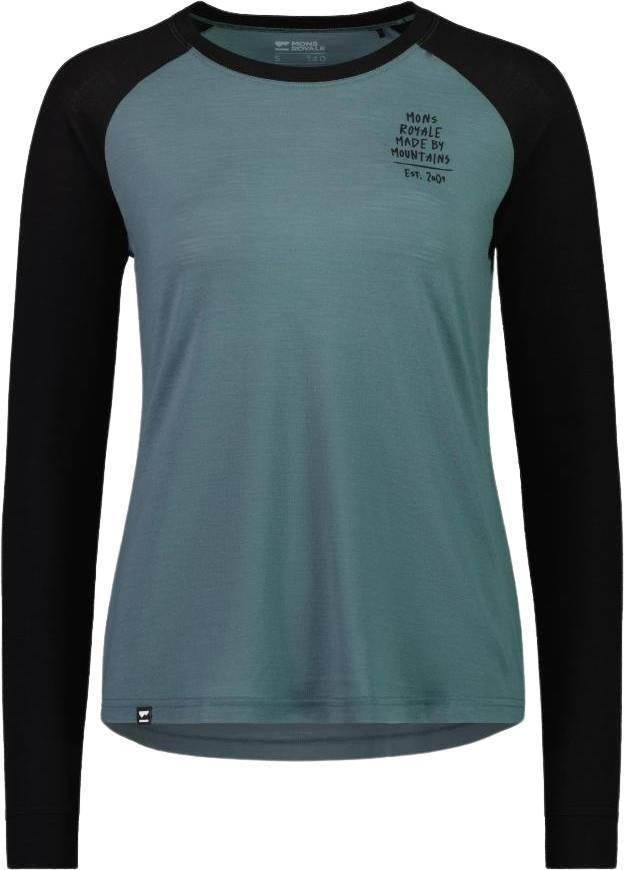 Icon Raglan - MBM Graffiti - Womens - Burnt Sage / Black 1