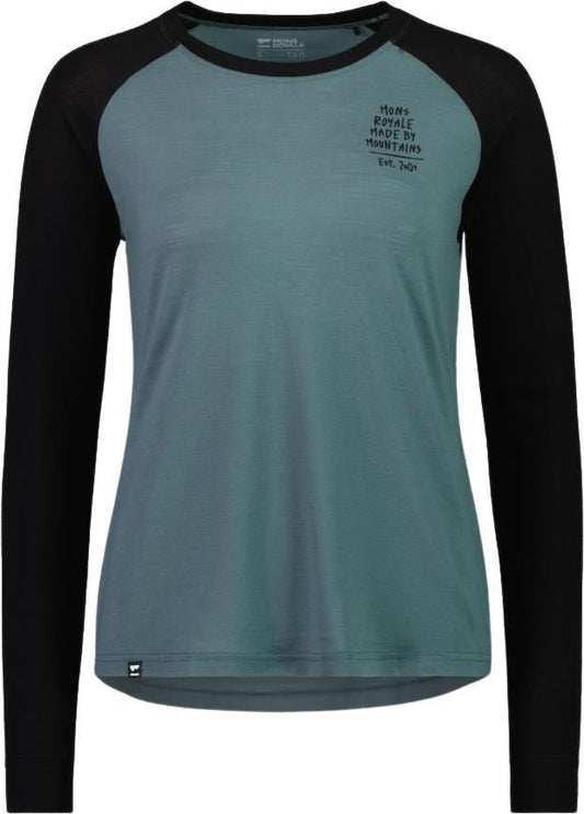 Icon Raglan - MBM Graffiti - Womens - Burnt Sage / Black 1
