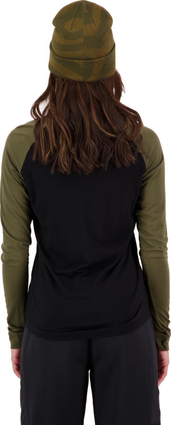 Icon Raglan - MBM Graffiti - Womens - Dark Olive / Black 3