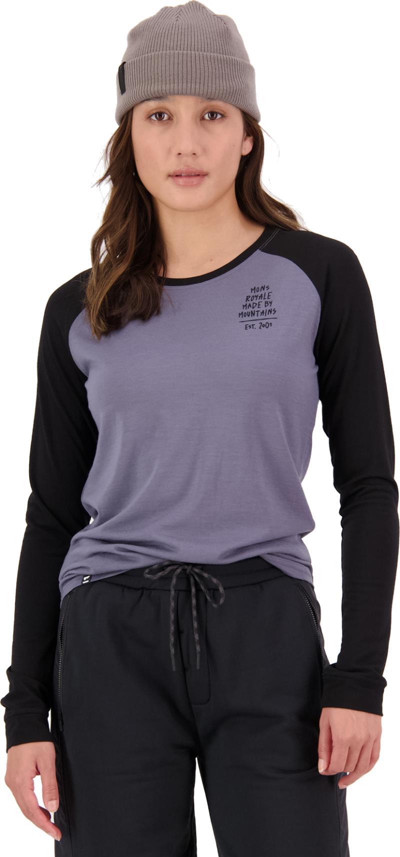 Icon Raglan - MBM Graffiti - Womens - Shark / Black 2