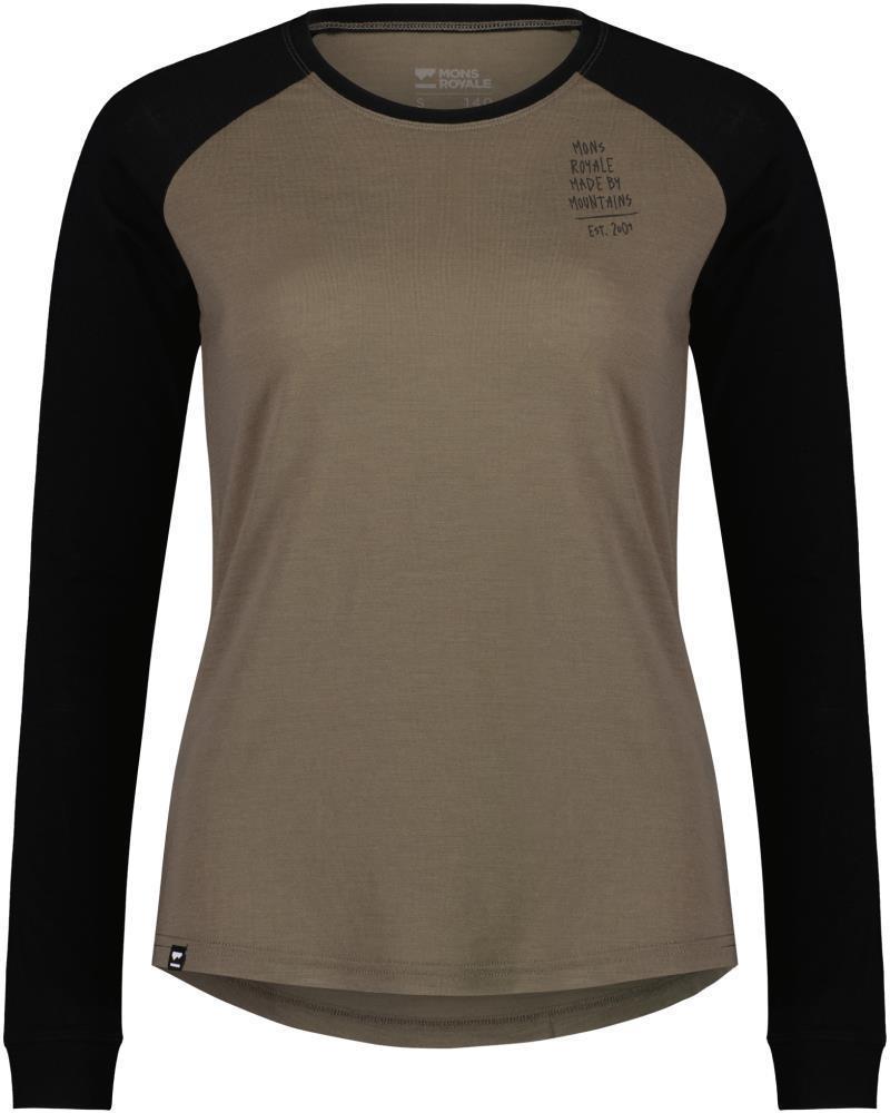 Icon Raglan - MBM Graffiti - Womens - Walnut / Black 1