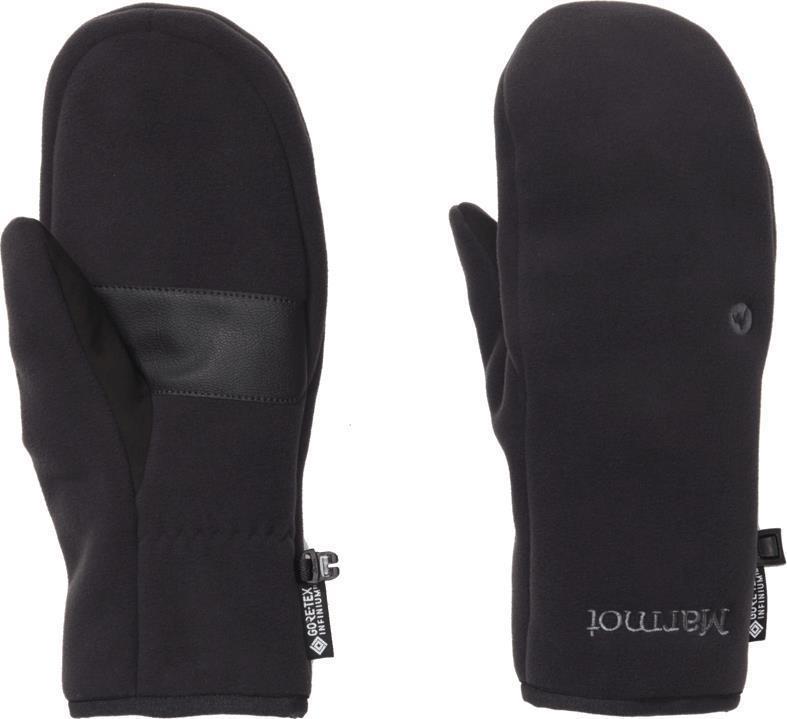Infinium Windstopper Sherpa Lined Mitts - Black 1