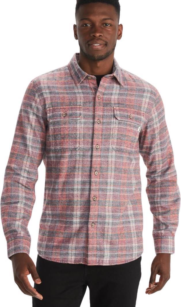 Jasper / Fairfax Heathered Midweight Flannel LS - Mens - Port Royal 1