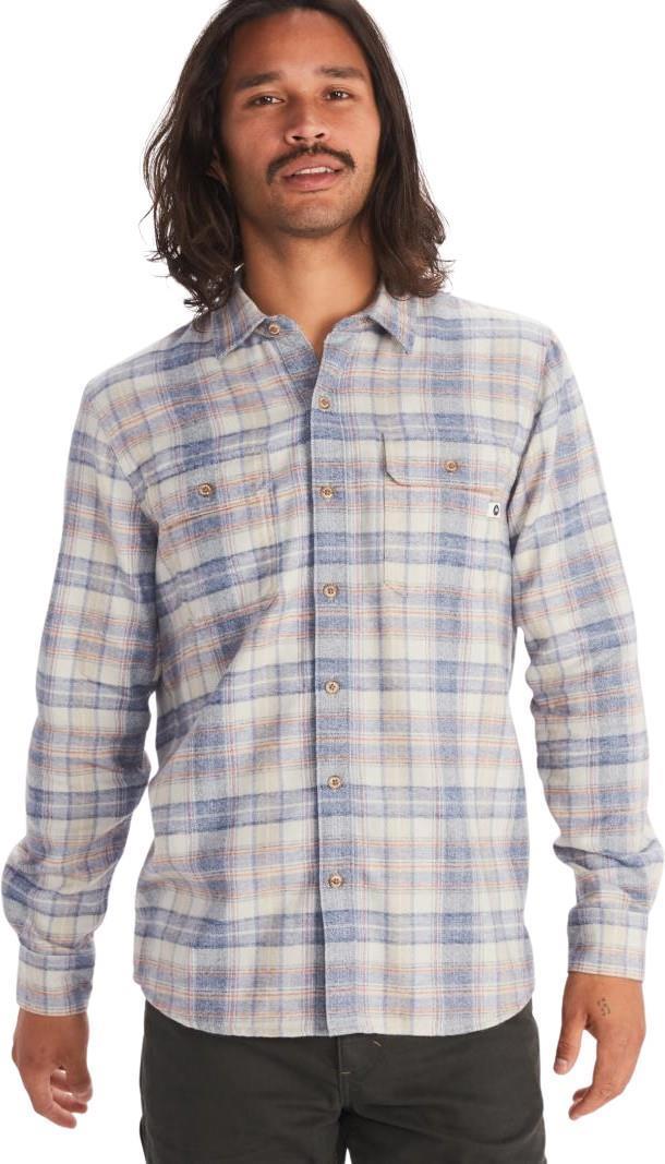 Jasper / Fairfax Heathered Midweight Flannel LS - Mens - Sandbar 1