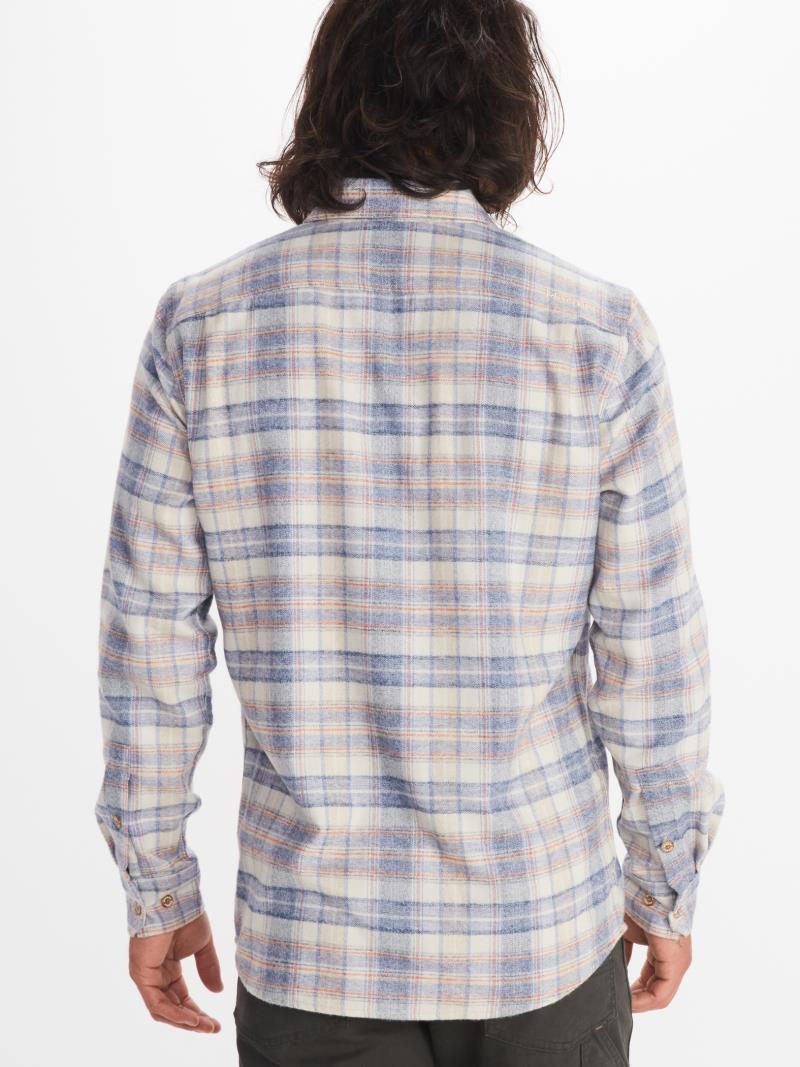 Jasper / Fairfax Heathered Midweight Flannel LS - Mens - Sandbar 2
