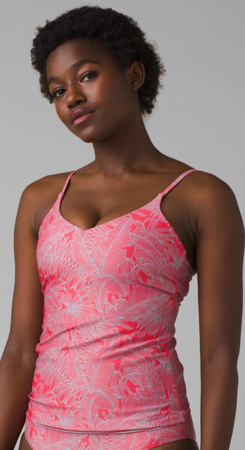 Jess Reversible Tankini - Womens - Papaya Fronds 2