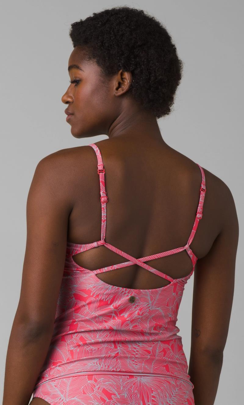 Jess Reversible Tankini - Womens - Papaya Fronds 3