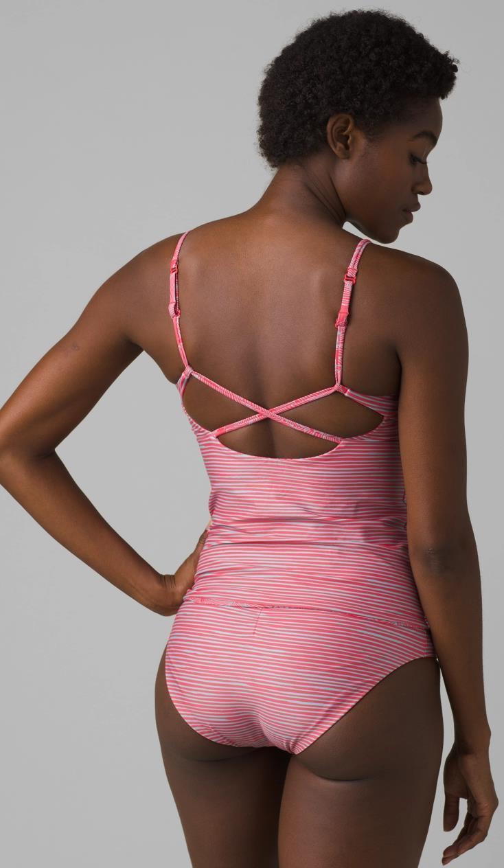 Jess Reversible Tankini - Womens - Papaya Fronds 5