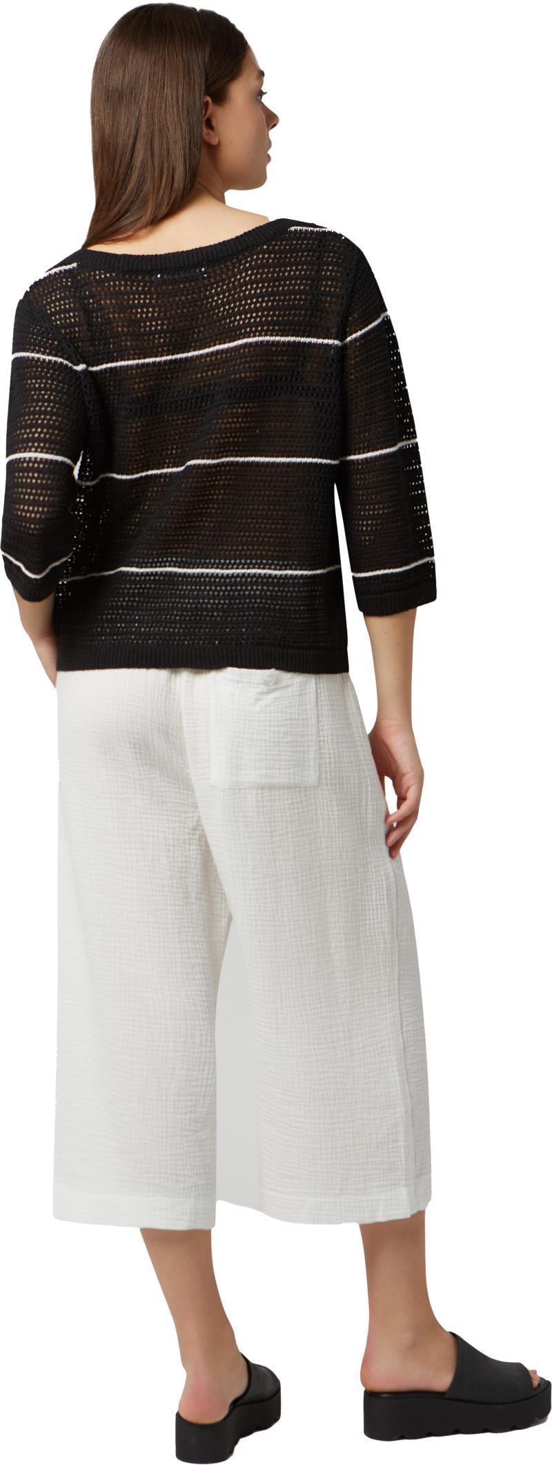 Kamari Crochet Sweater - Womens - Black 3