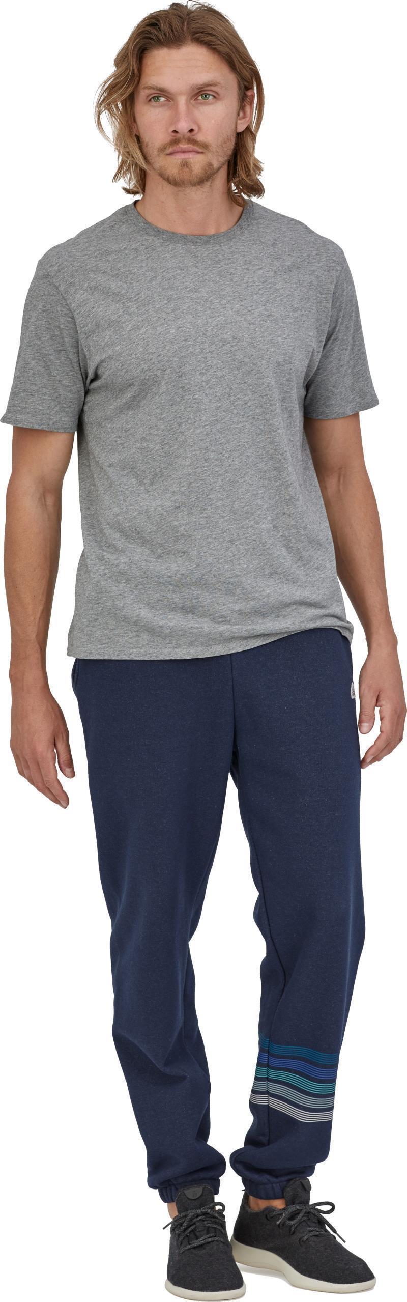 Line Logo Ridge Stripe Uprisal Sweatpants - Mens - New Navy 4