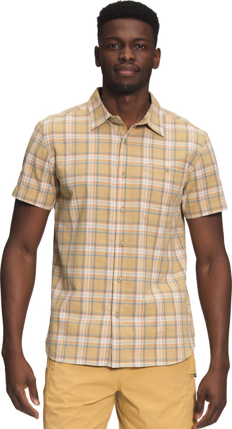 Loghill SS Shirt - Mens - Antelope Tan Micro Bold Shadow Plaid 1
