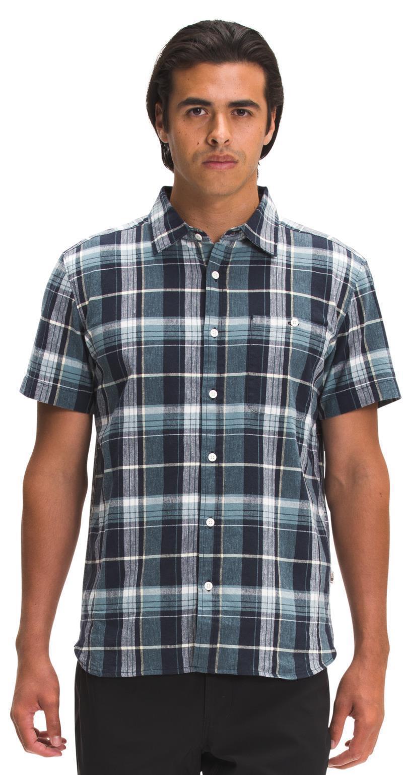 Loghill SS Shirt - Mens - Aviator Navy Medium Half Dome Plaid 2