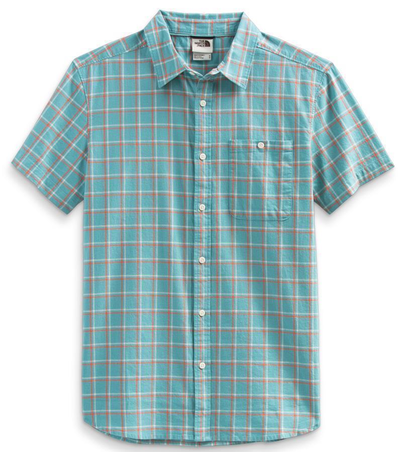 Loghill SS Shirt - Mens - Reef Waters TNF Grid Plaid 1