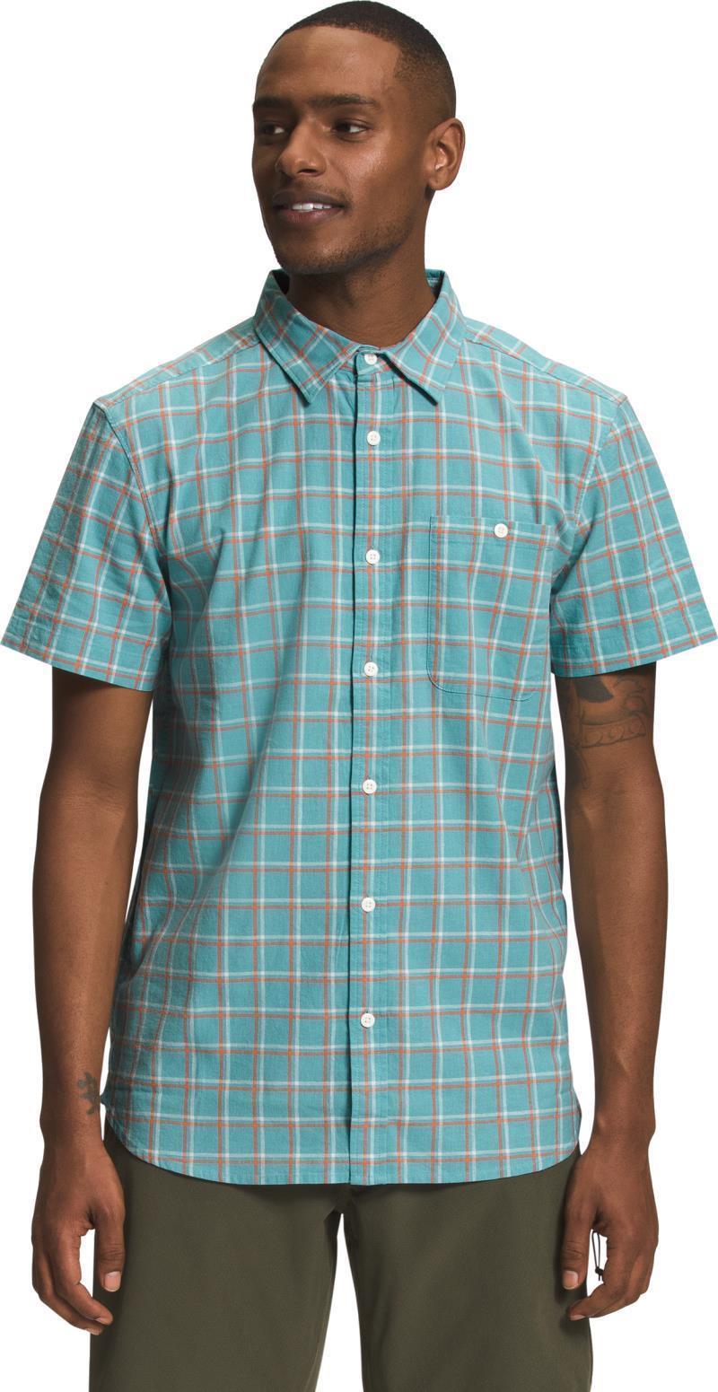Loghill SS Shirt - Mens - Reef Waters TNF Grid Plaid 2