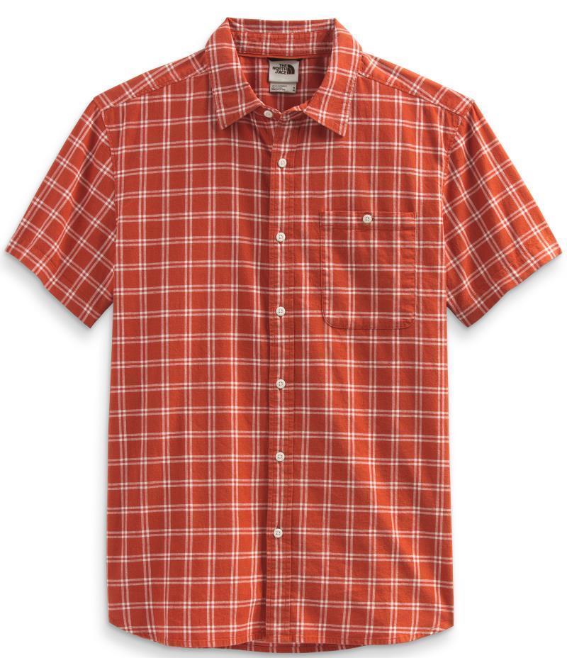 Loghill SS Shirt - Mens - Rusted Bronze TNF Grid Plaid 1