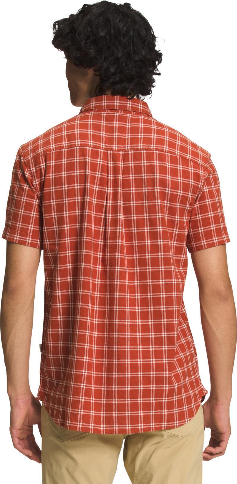 Loghill SS Shirt - Mens - Rusted Bronze TNF Grid Plaid 3