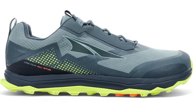 Lone Peak AW Low - Mens - Gray / Lime 1