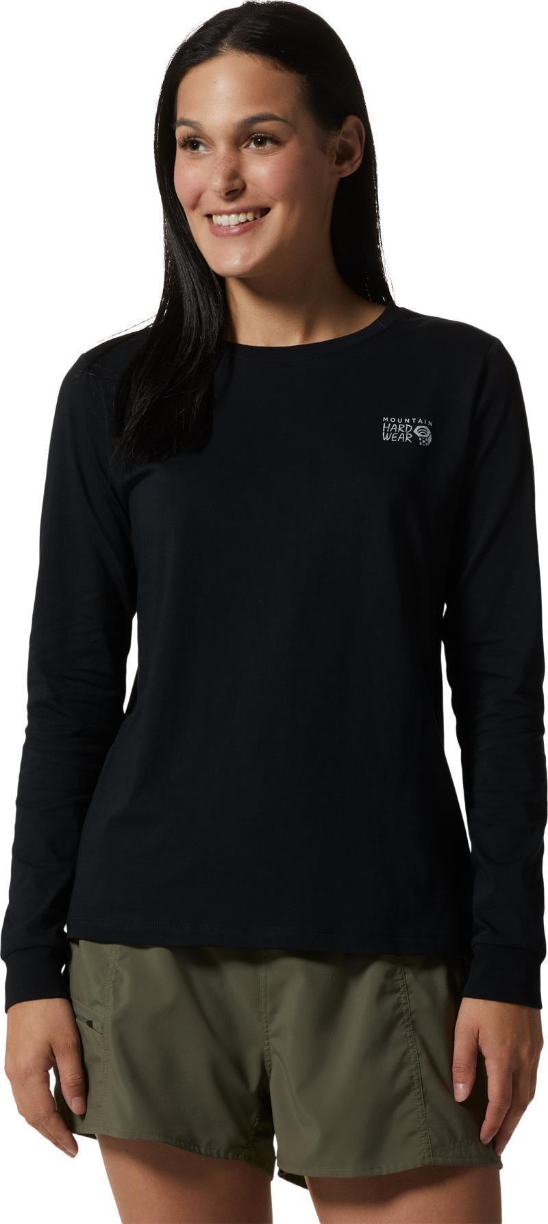 MHW Back Logo LS - Womens - Black 1