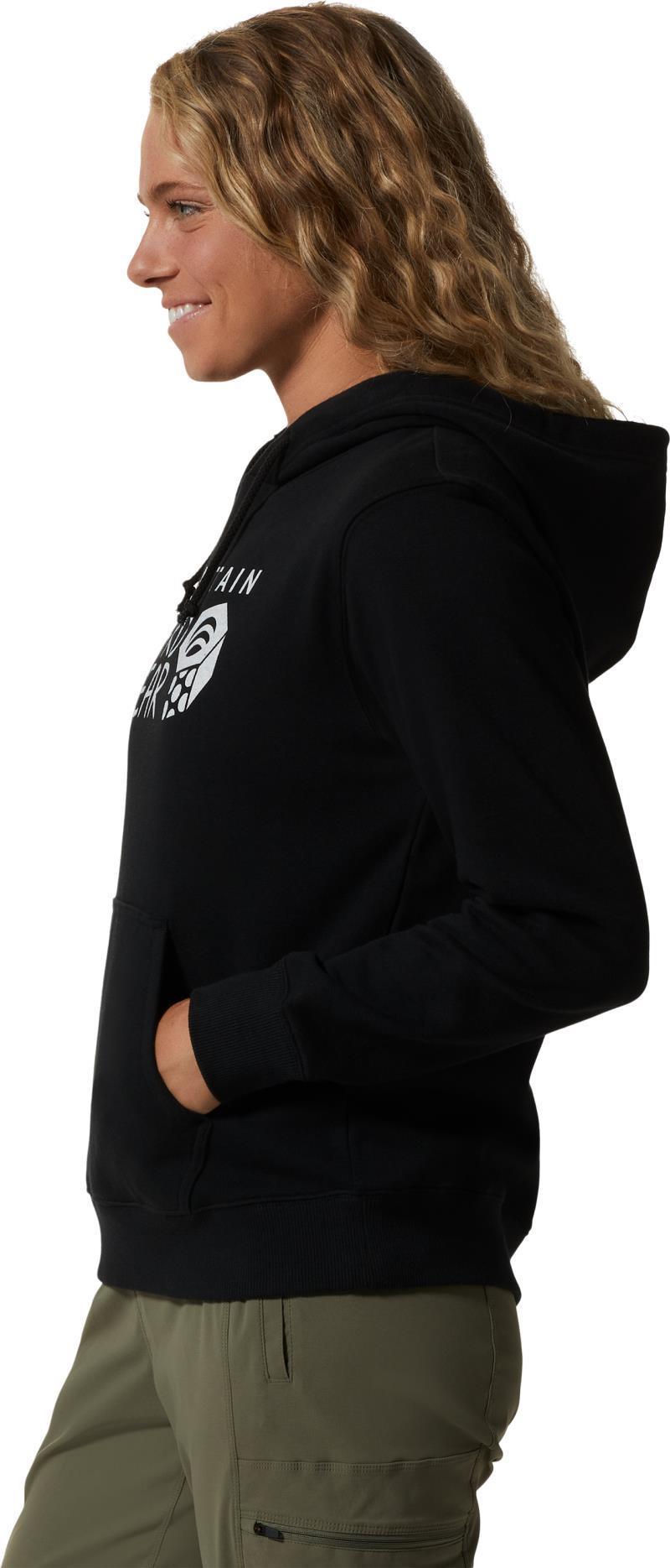 MHW Logo Pullover Hoody - Womens - Black 3