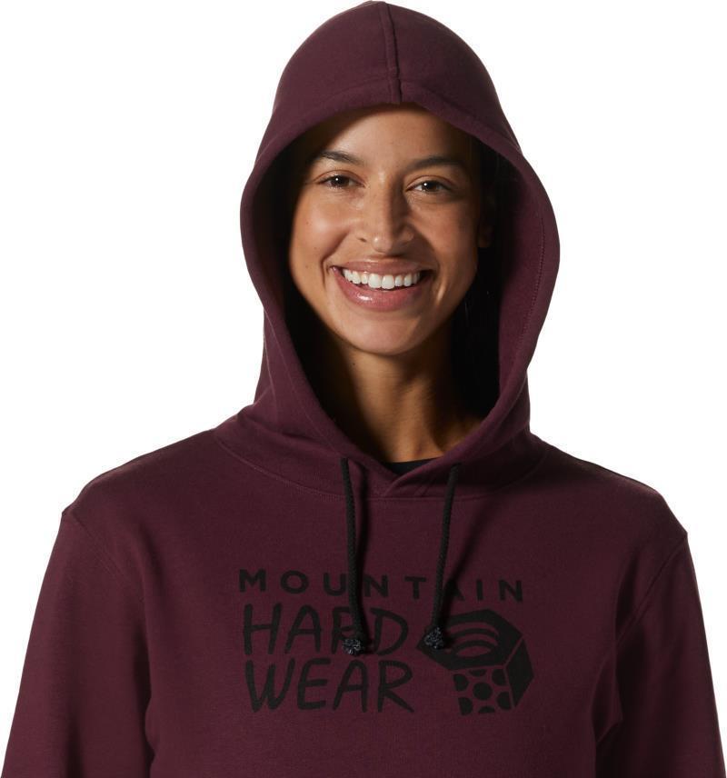 MHW Logo Pullover Hoody - Womens - Cocoa Red 5