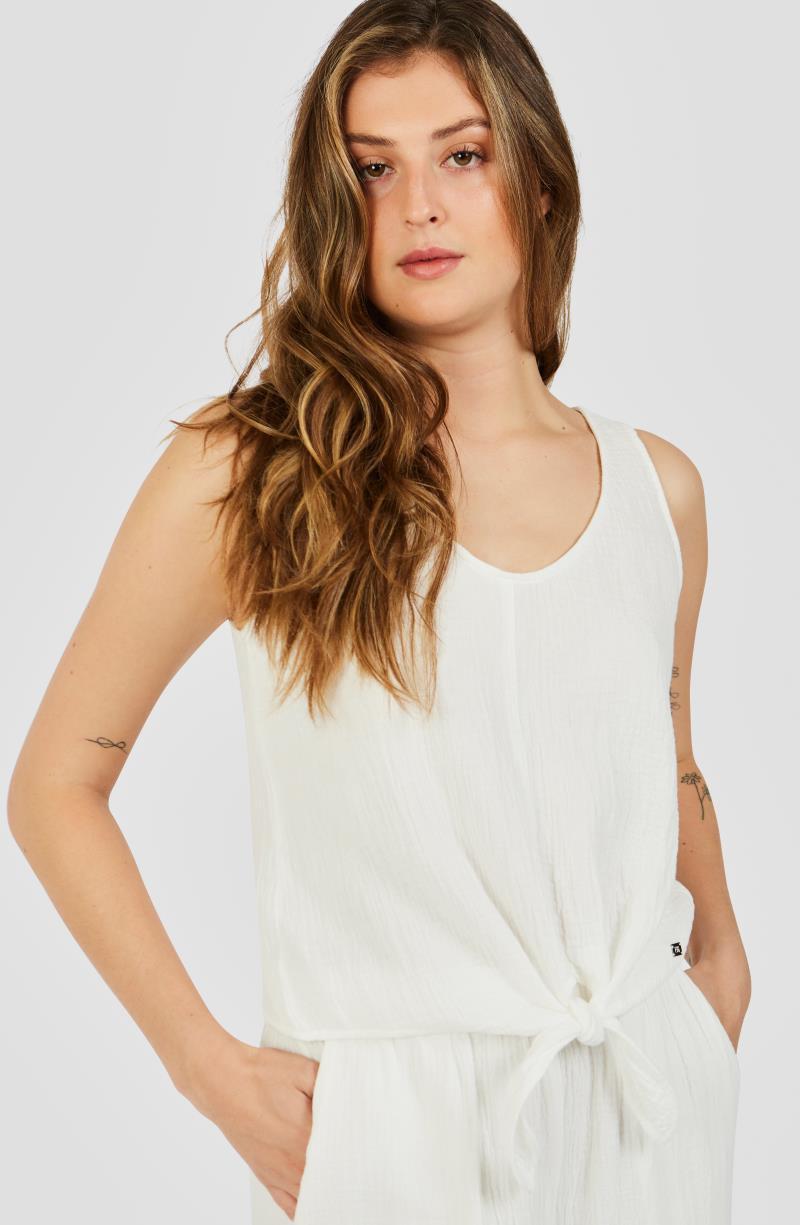 Maratha Tank - Womens - White 2