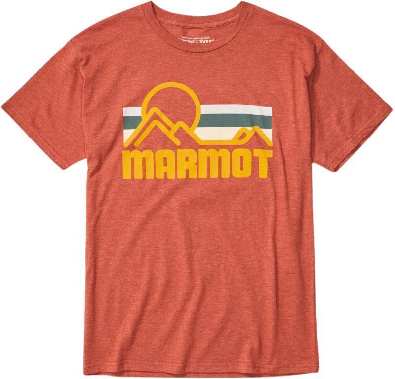 Marmot Coastal Tee SS - Mens - Picante Heather 1
